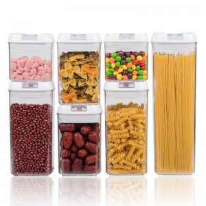 Набор из 7 штук комплекта BPA, герметичного контейнера для хранения пищевых продуктов, контейнеров для хранения продуктов с крышками